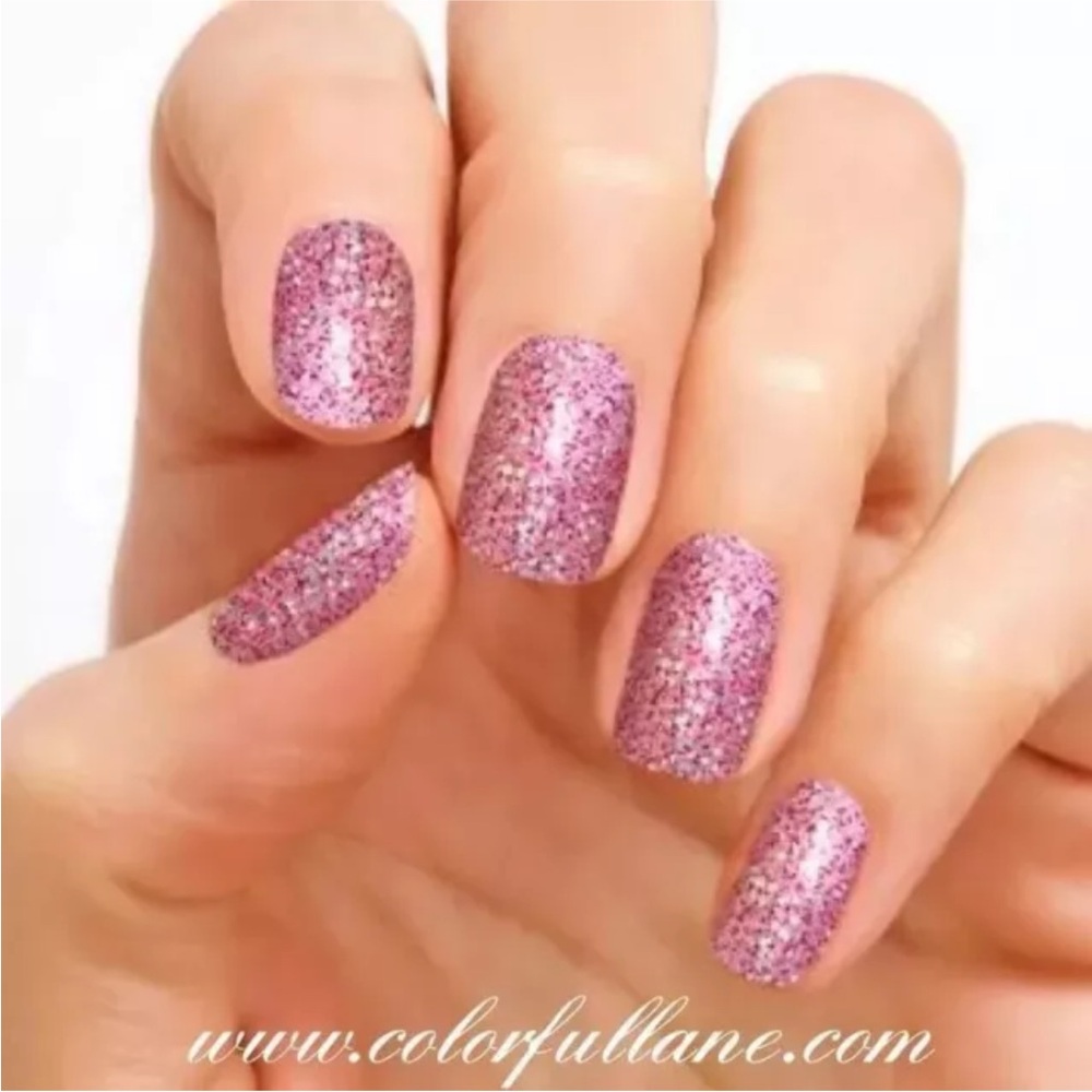 *Retired, HTF* Color Street: Venetian Masquerade | Fuchsia Pink Silver Glitter - Picture 9 of 9